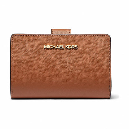 Michael Kors Medium Crossgrain Leather Wallet - LUGGAGE