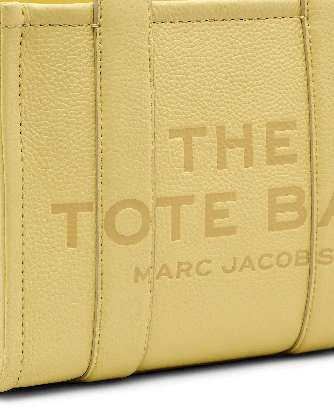 Marc Jacobs The Leather Small Tote Bag - CUSTARD