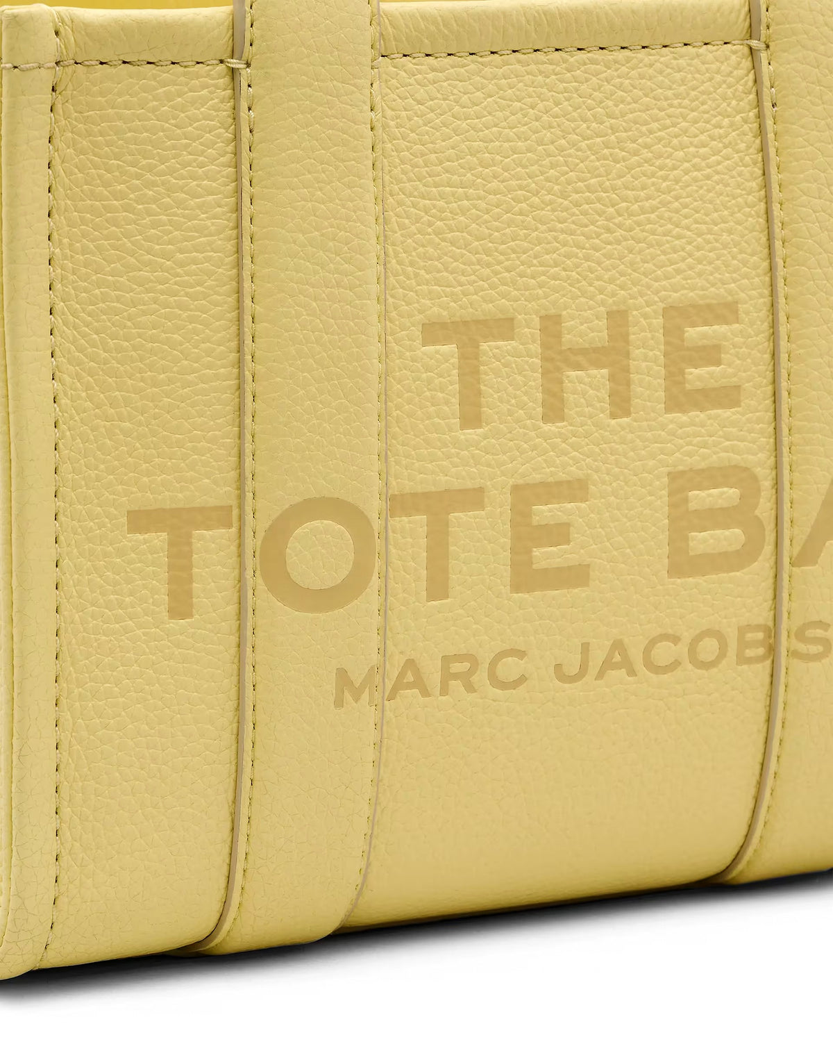 Marc Jacobs The Leather Small Tote Bag - CUSTARD