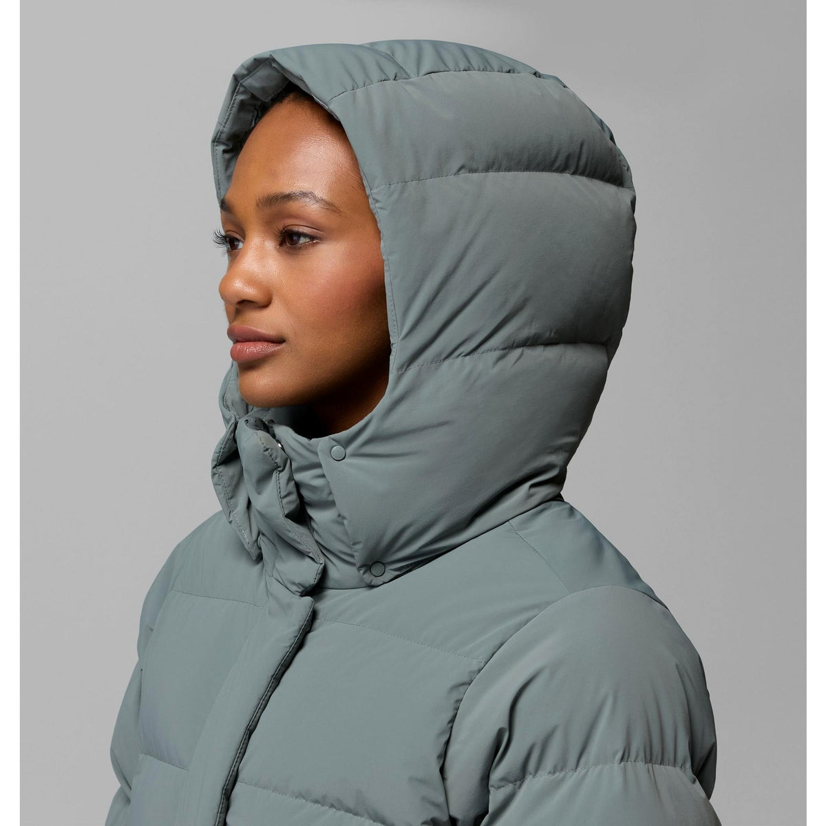 Columbia Women's Amaze Puff Mid Hooded Jacket - Sedona Sage
