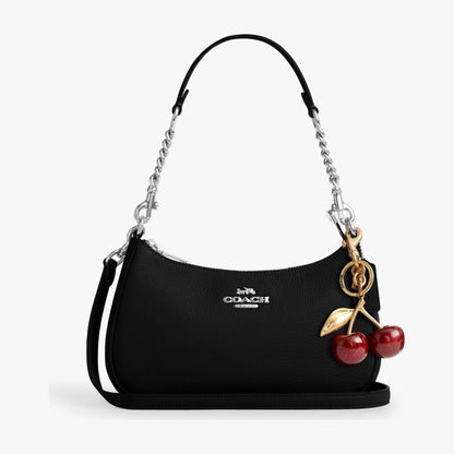 Coach Teri Shoulder Bag - Silver/Black