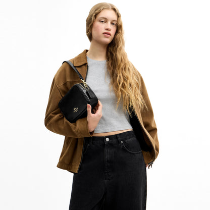 Coach Mini Carey Crossbody Bag - Gold/Black
