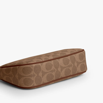 Coach Nolita 19 In Signature Canvas - Gold/Tan/Brown