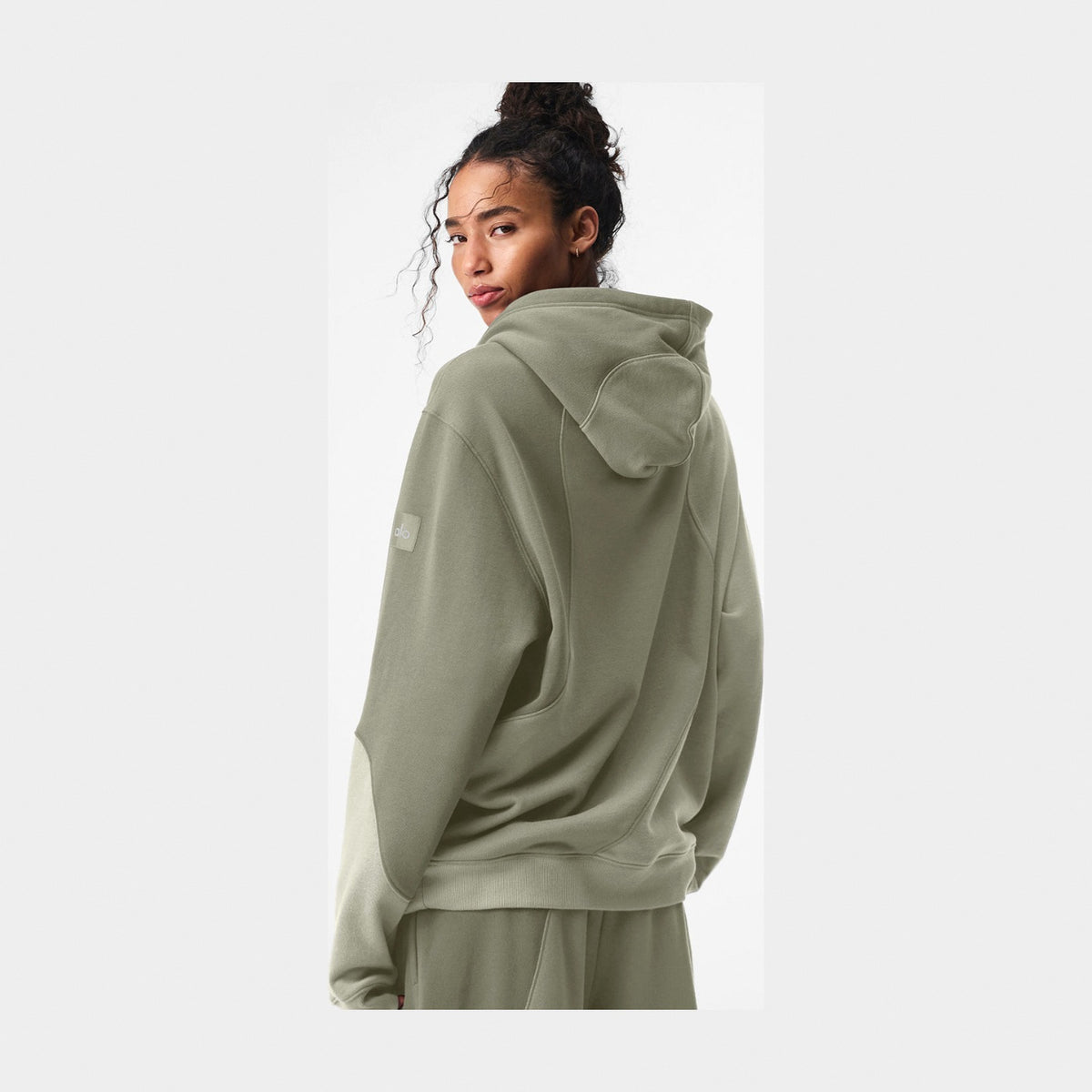 Alo Yoga Make Waves Hoodie - Limestone Tonal