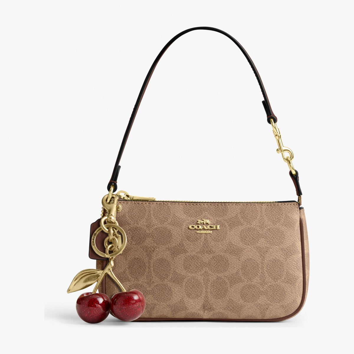 Coach Nolita 19 In Signature Canvas - Gold/Tan/Brown