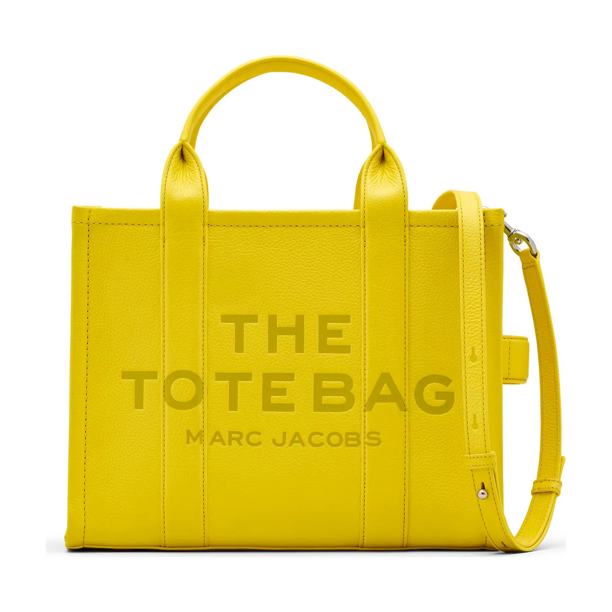 Marc Jacobs The Leather Medium Tote Bag - DAISY YELLOW
