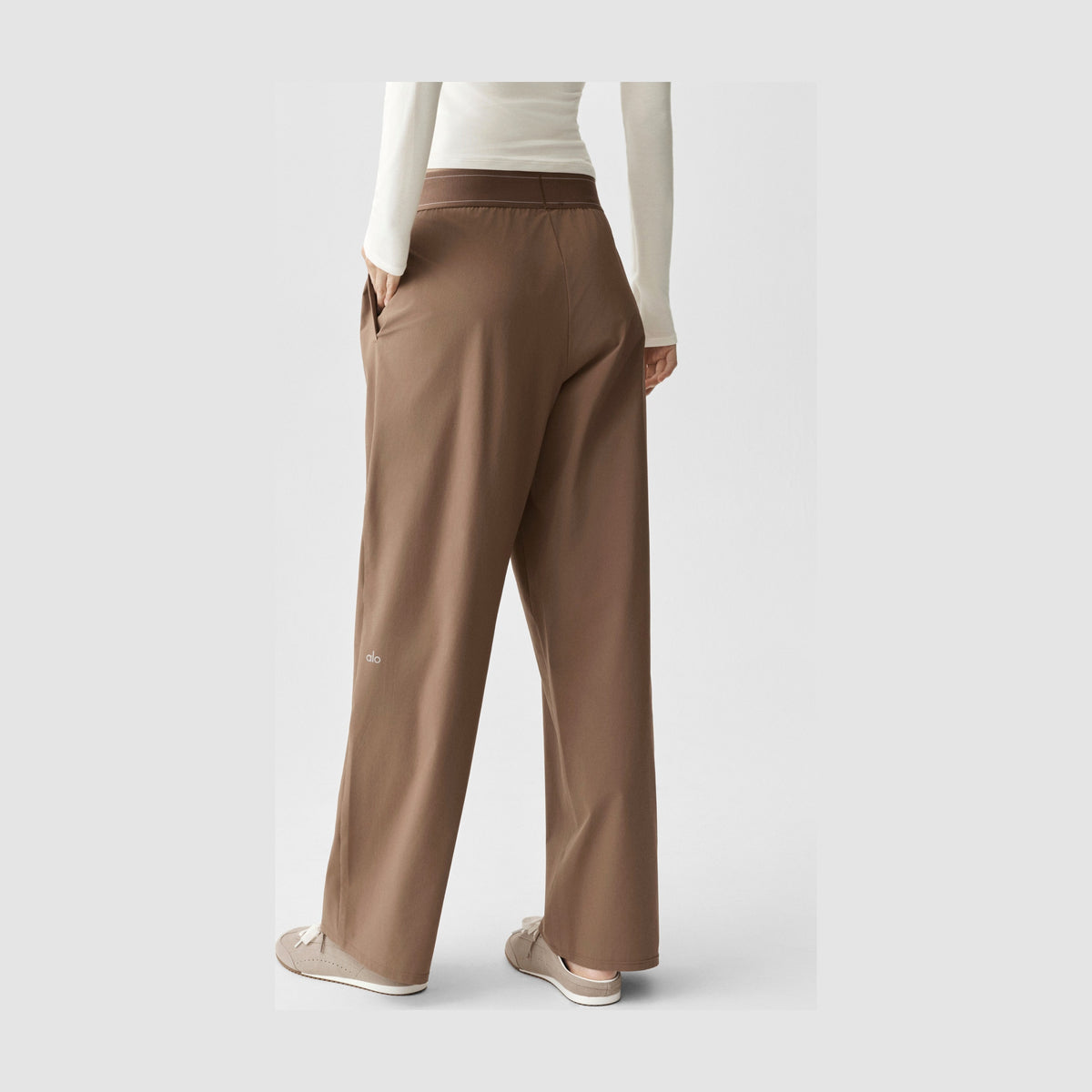 Alo Yoga Suit Up Trouser (Regular) - Java Brown