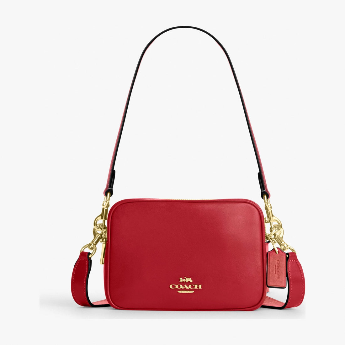 Coach Mini Carey Crossbody Bag - Gold/Poppy
