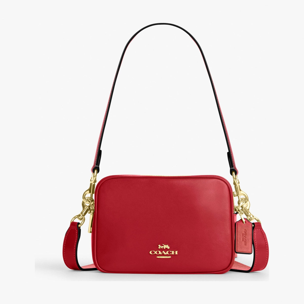 Coach Mini Carey Crossbody Bag - Gold/Poppy