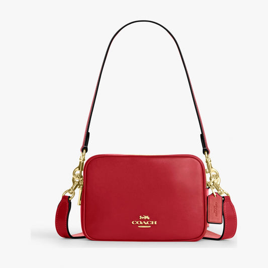 Coach Mini Carey Crossbody Bag - Gold/Poppy