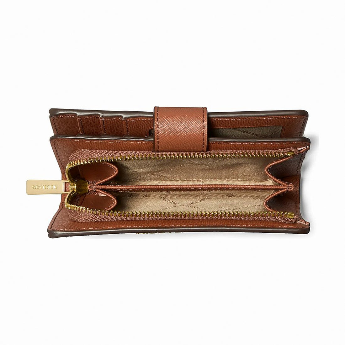 Michael Kors Medium Crossgrain Leather Wallet - LUGGAGE