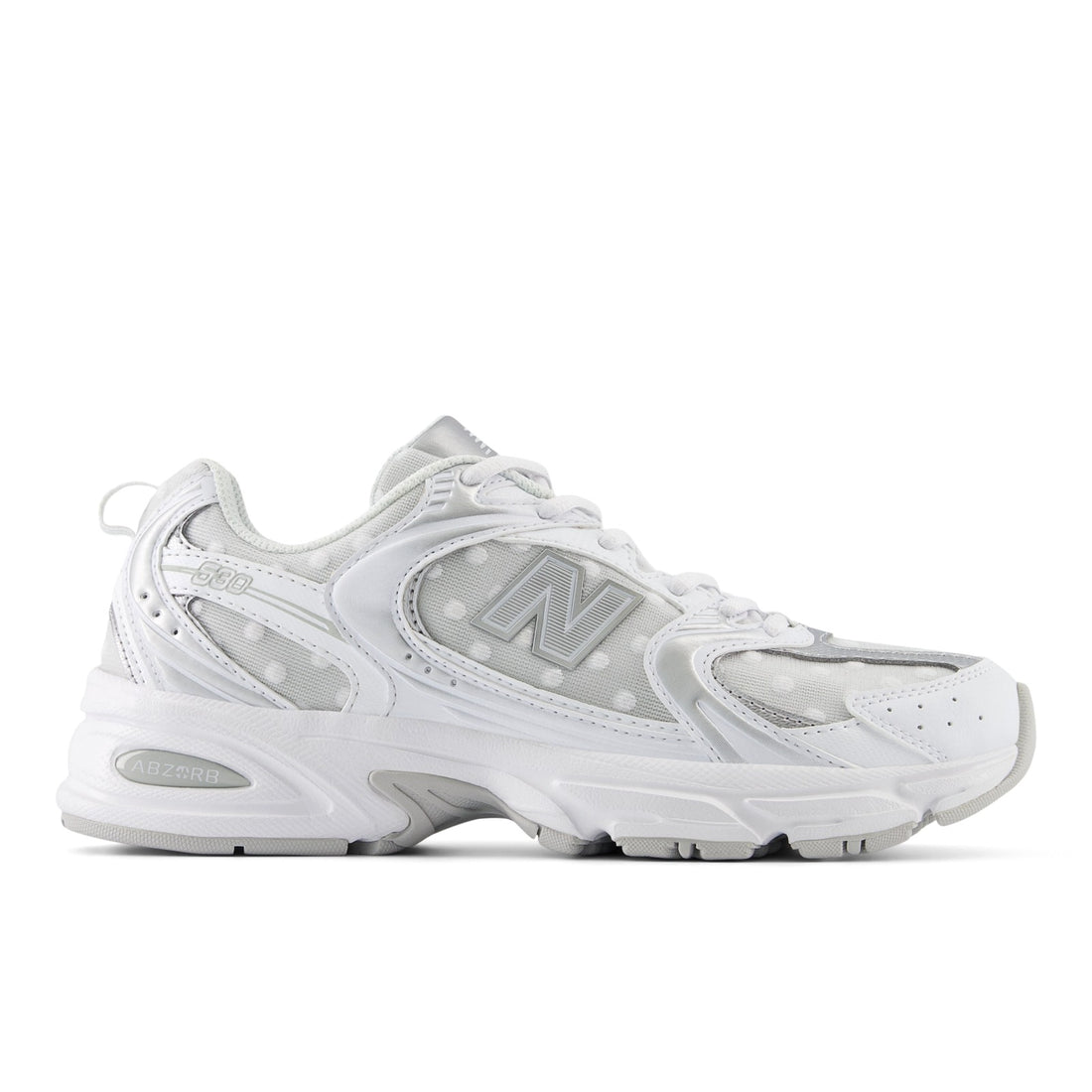 New Balance 530 - WHITE with SILVER METALLIC (U530HFW)