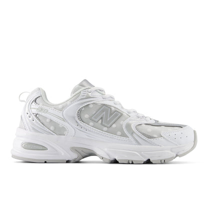 New Balance 530 - WHITE with SILVER METALLIC (U530HFW)