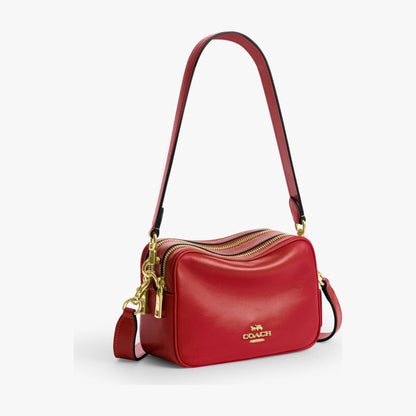 Coach Mini Carey Crossbody Bag - Gold/Poppy