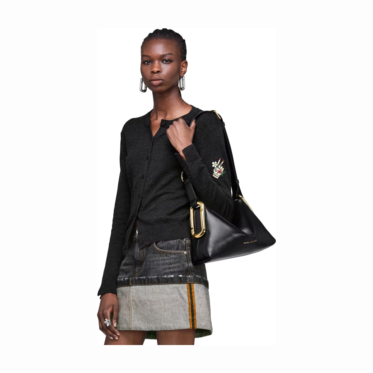 Marc Jacobs Scene Medium Shoulder Bag - BLACK