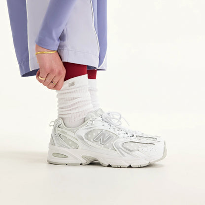 New Balance 530 - WHITE with SILVER METALLIC (U530HFW)