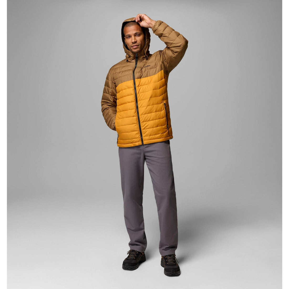 Columbia Men's Powder Lite II Hooded Jacket - Squash, Delta