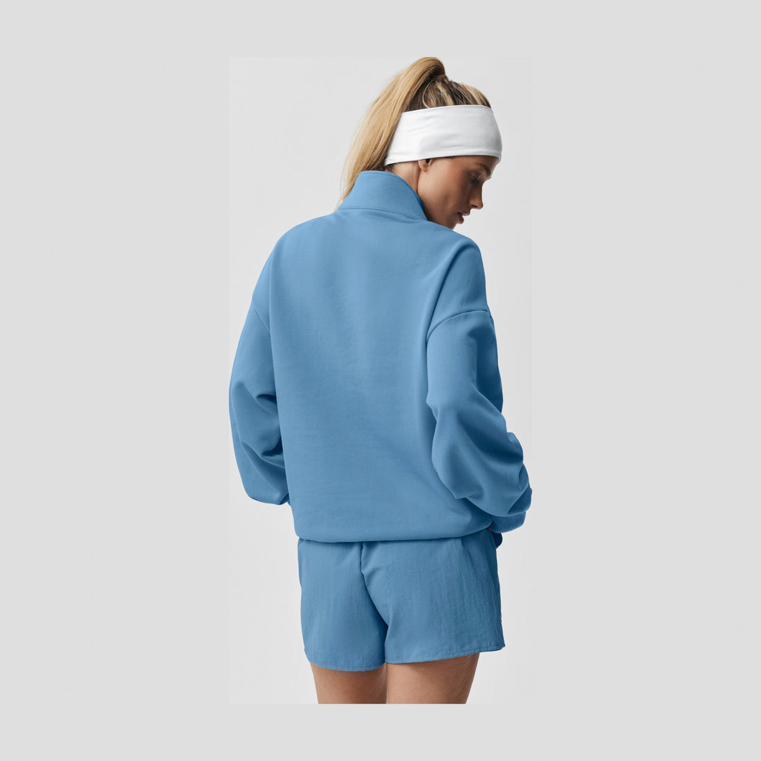 Alo Yoga Accolade 1/4 Zip Pullover - California Blue