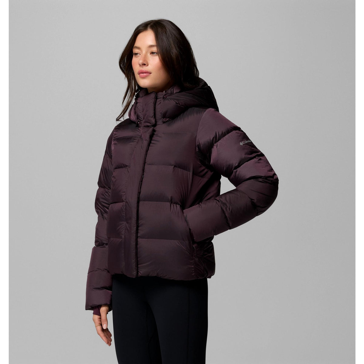Columbia Women's Amaze Puff Hooded Jacket - Moonvista High Shine