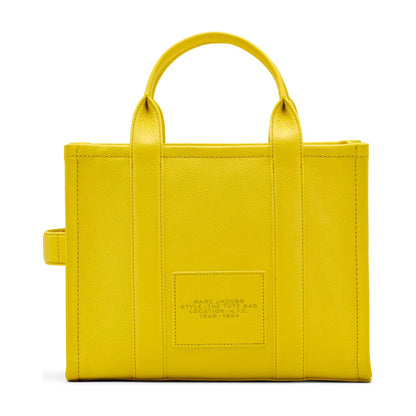 Marc Jacobs The Leather Medium Tote Bag - DAISY YELLOW