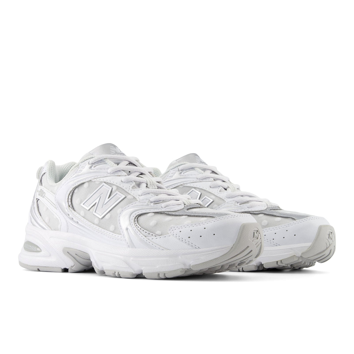New Balance 530 - WHITE with SILVER METALLIC (U530HFW)