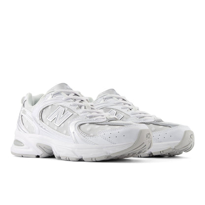 New Balance 530 - WHITE with SILVER METALLIC (U530HFW)