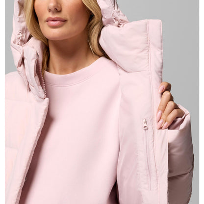Columbia Women's Amaze Puff Mid Hooded Jacket - Mineral Pink