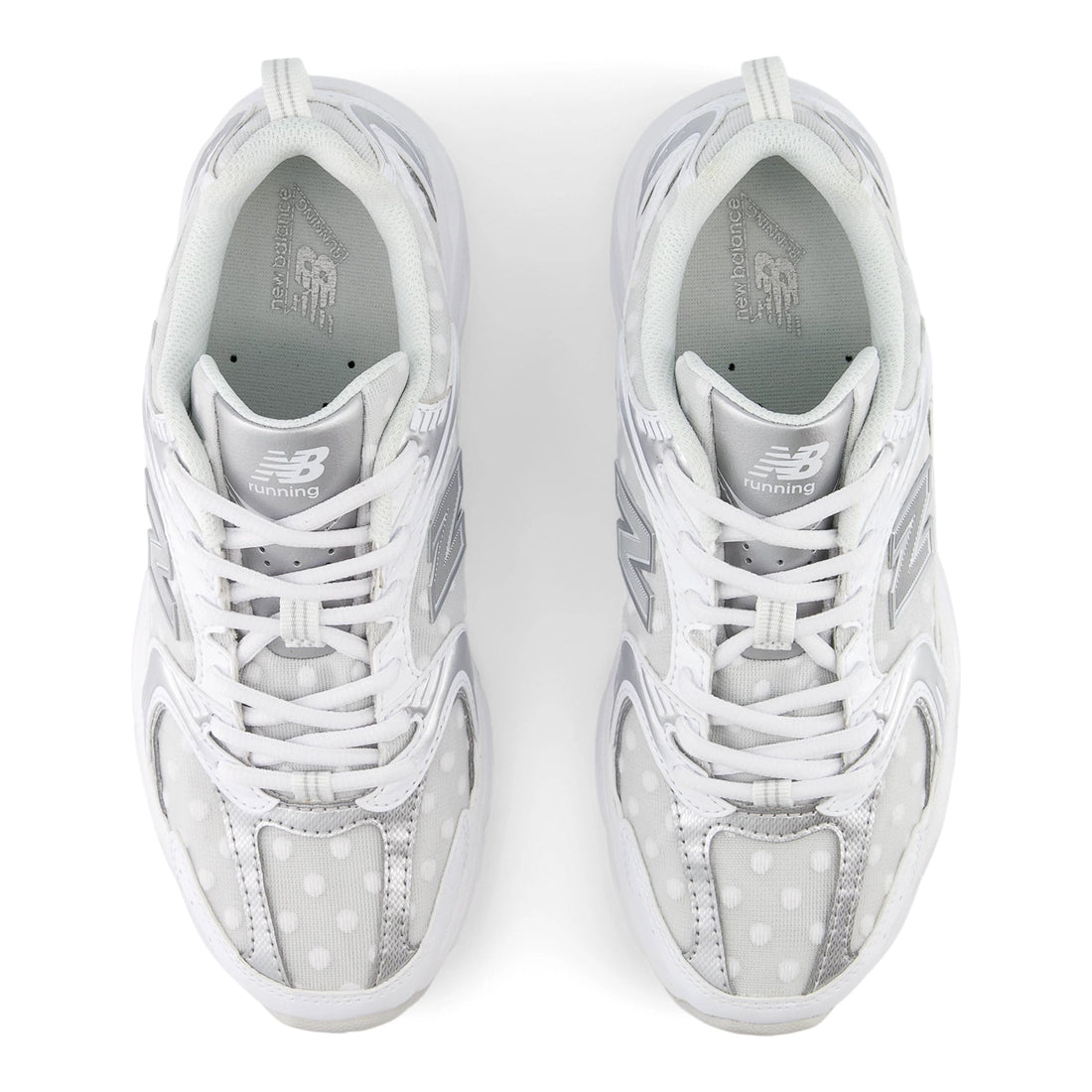 New Balance 530 - WHITE with SILVER METALLIC (U530HFW)