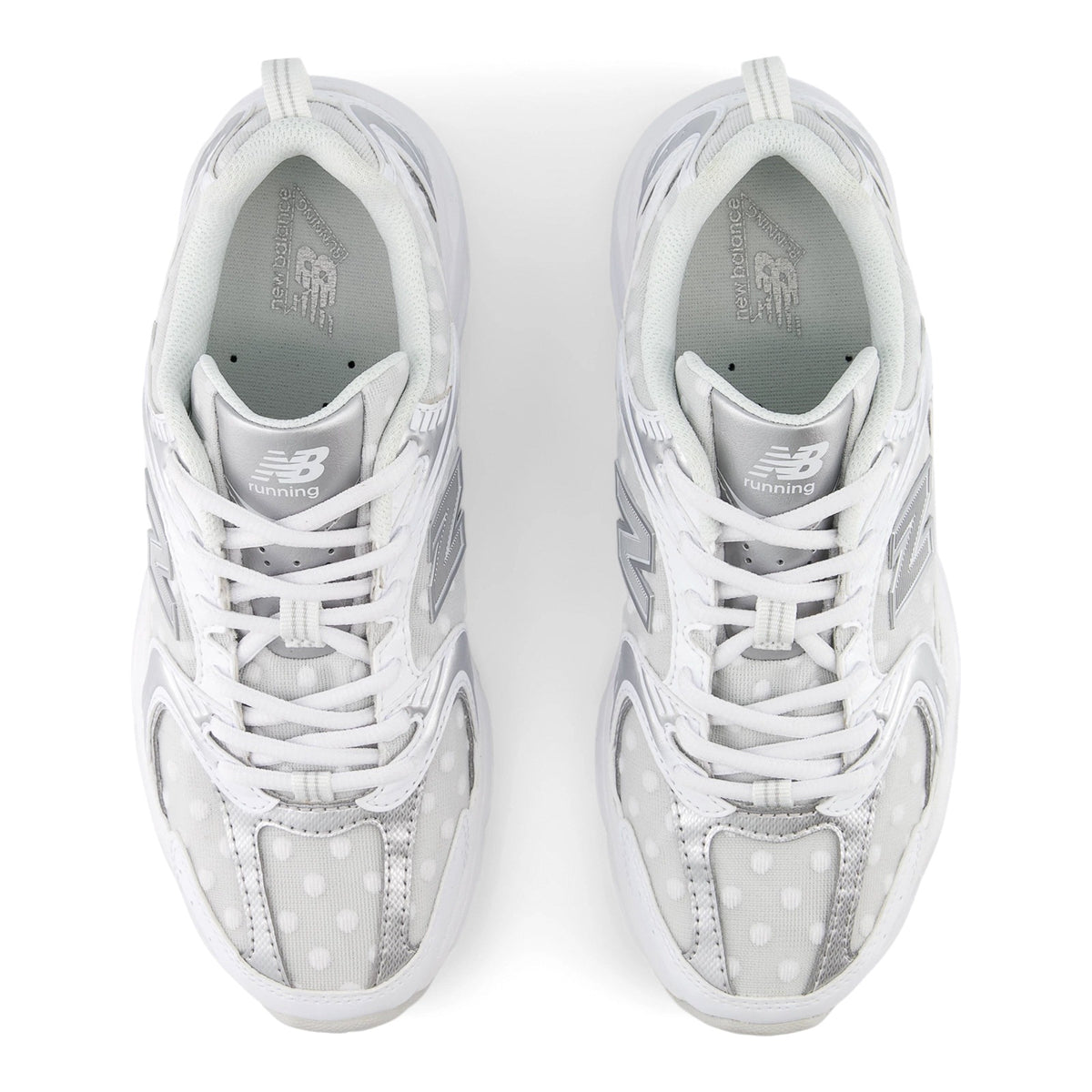 New Balance 530 - WHITE with SILVER METALLIC (U530HFW)