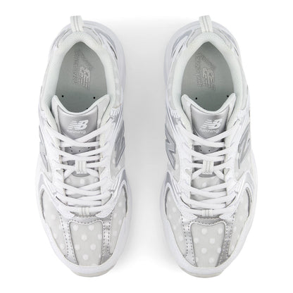 New Balance 530 - WHITE with SILVER METALLIC (U530HFW)