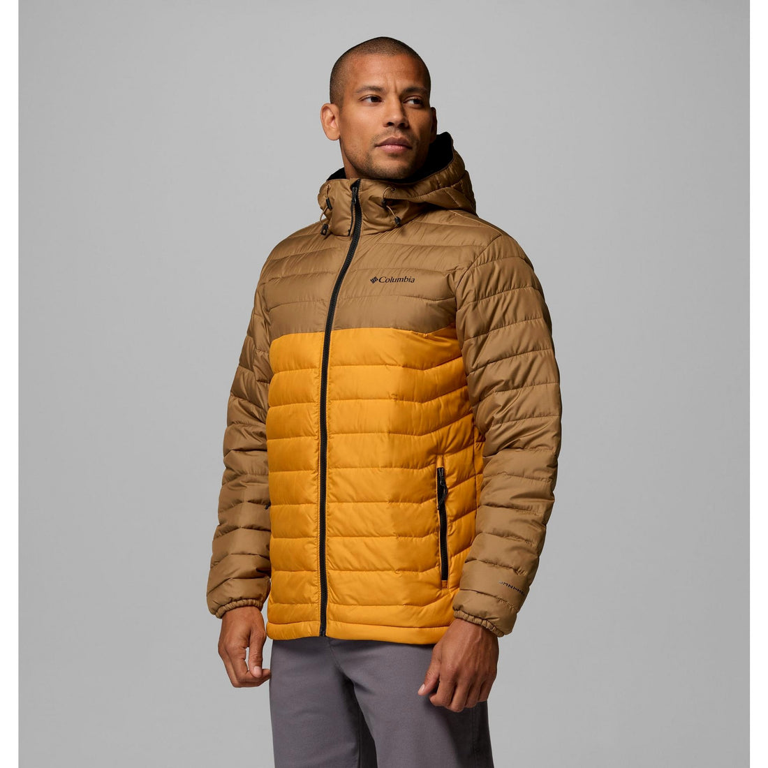 Columbia Men's Powder Lite II Hooded Jacket - Squash, Delta