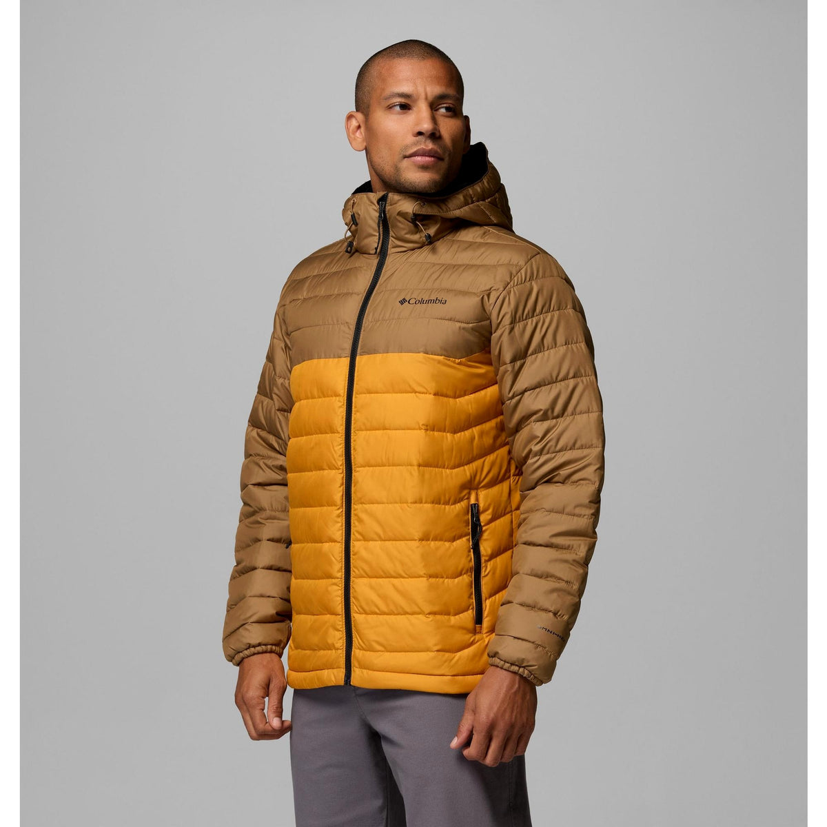 Columbia Men's Powder Lite II Hooded Jacket - Squash, Delta