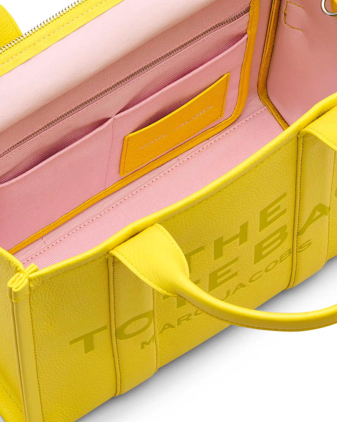 Marc Jacobs The Leather Medium Tote Bag - DAISY YELLOW