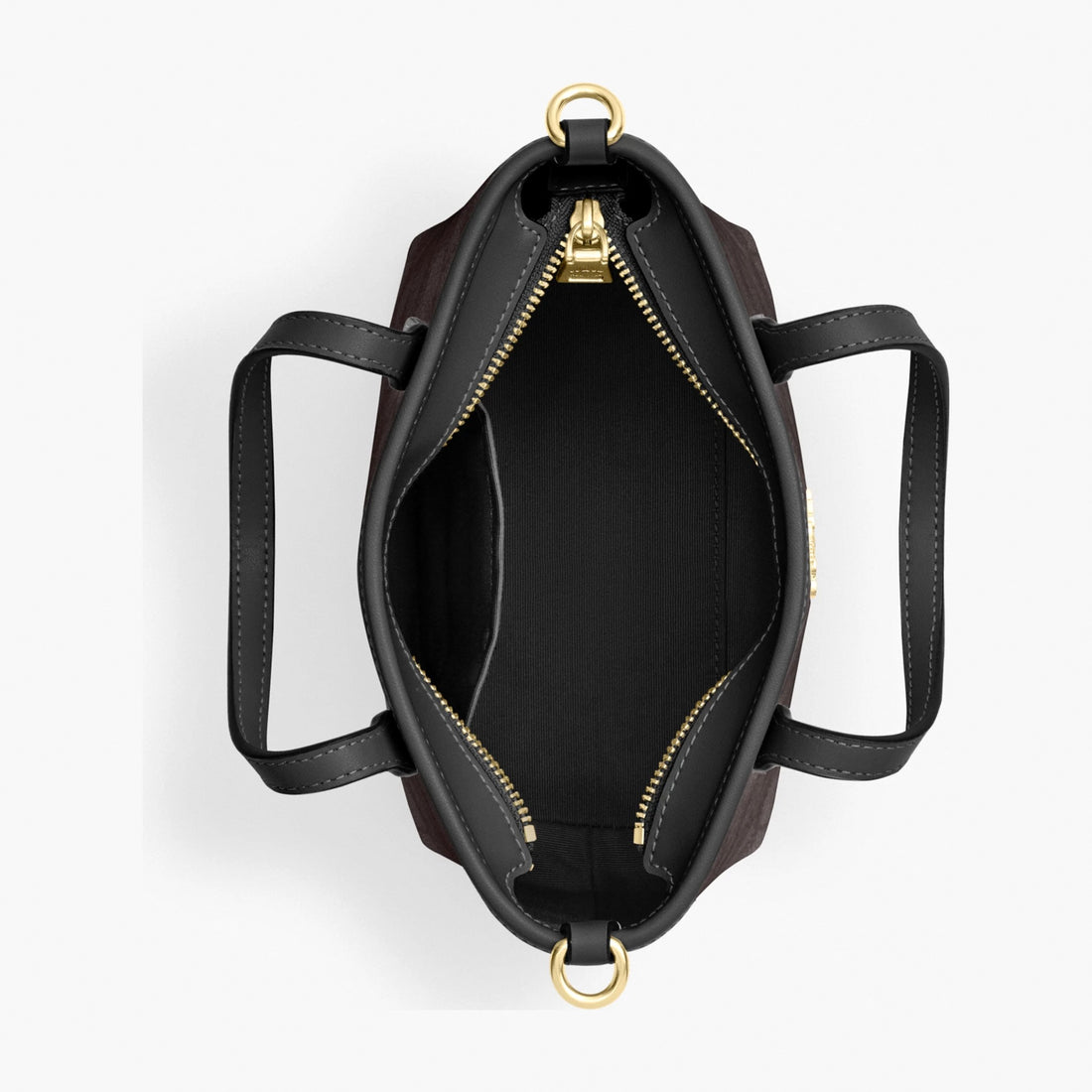 Coach City Mini Tote Bag In Signature Canvas - Gold/Walnut/Black