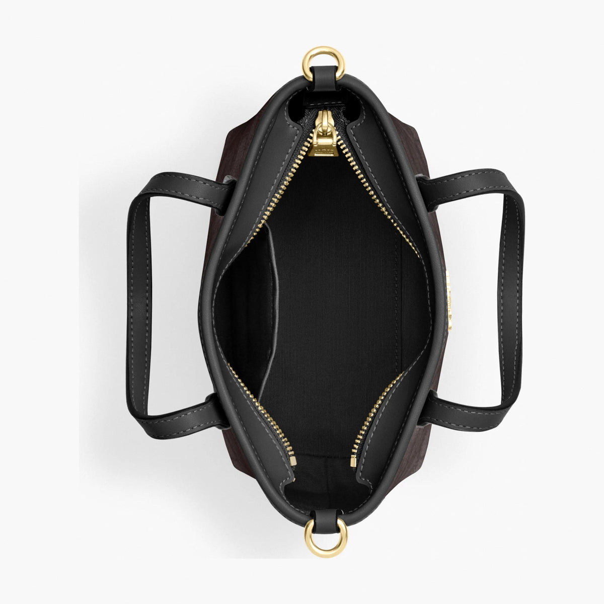 Coach City Mini Tote Bag In Signature Canvas - Gold/Walnut/Black