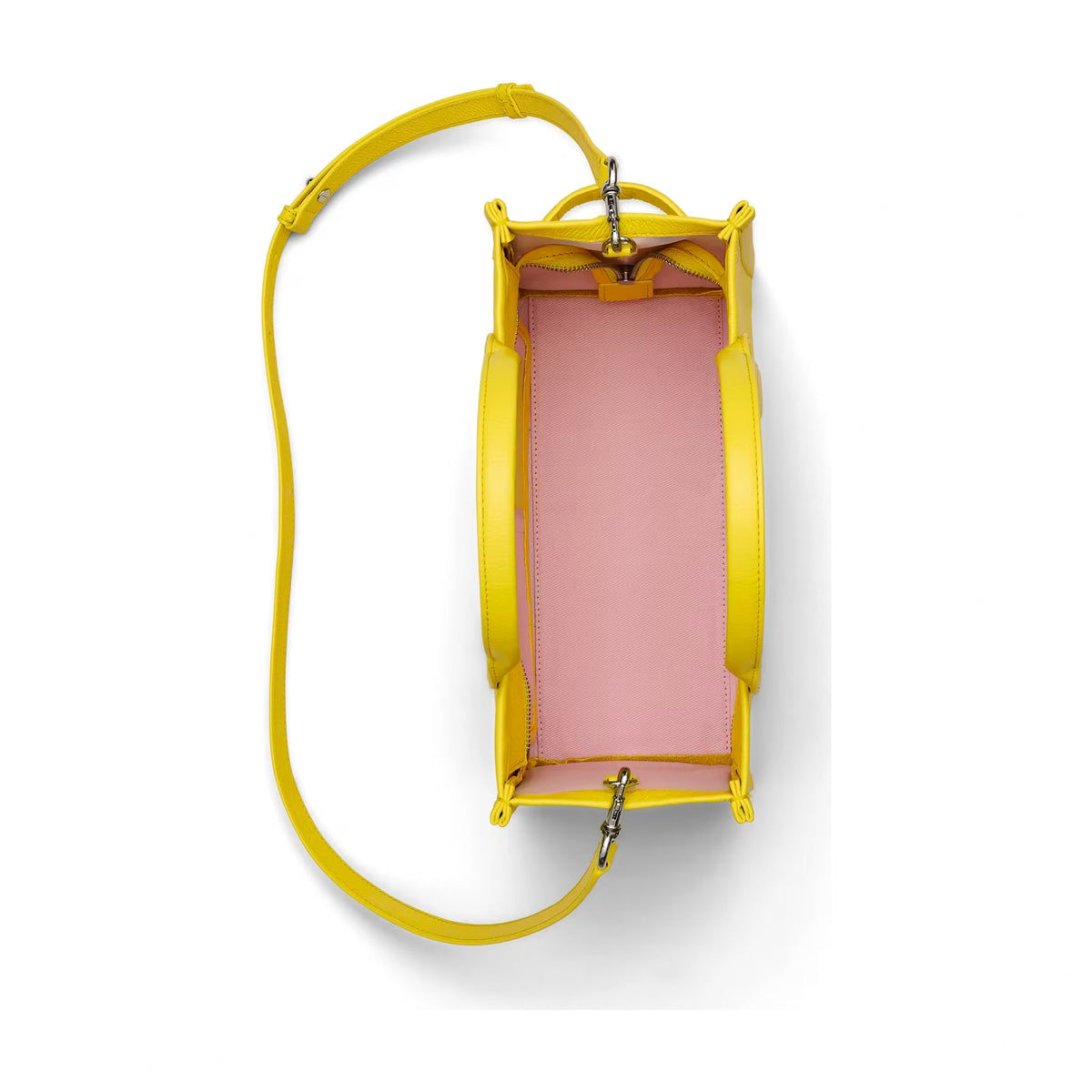 Marc Jacobs The Leather Medium Tote Bag - DAISY YELLOW
