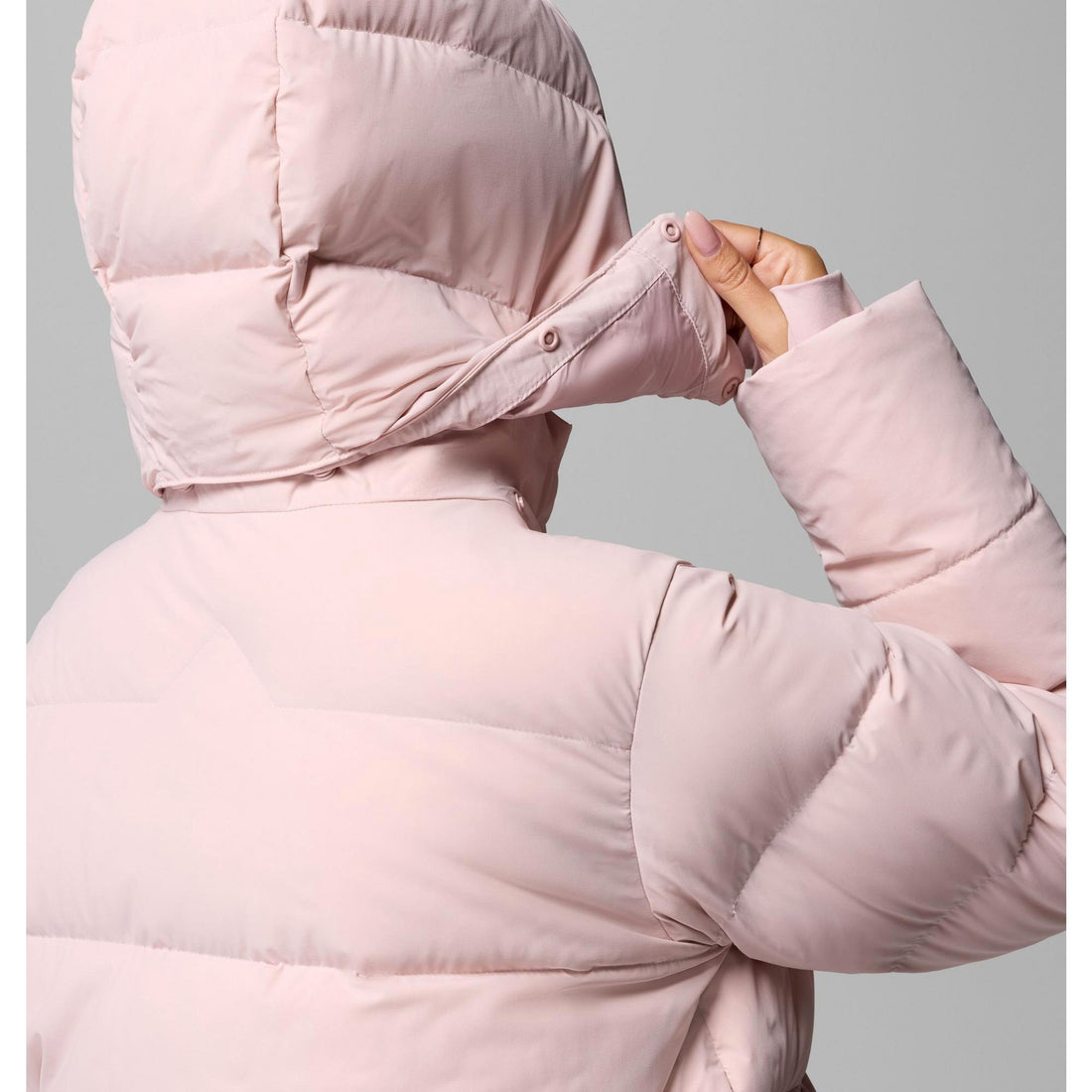 Columbia Women's Amaze Puff Mid Hooded Jacket - Mineral Pink
