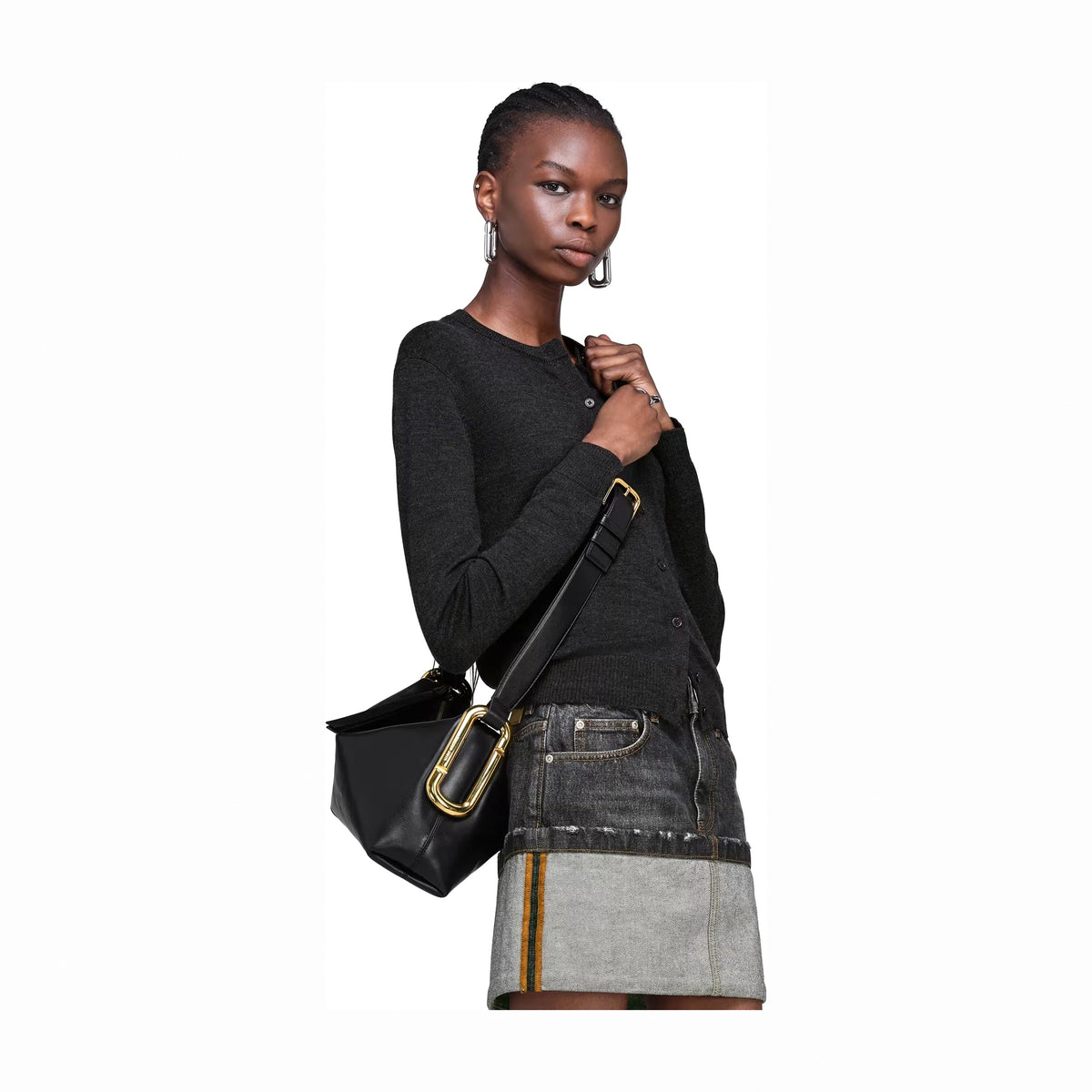 Marc Jacobs Scene Medium Shoulder Bag - BLACK