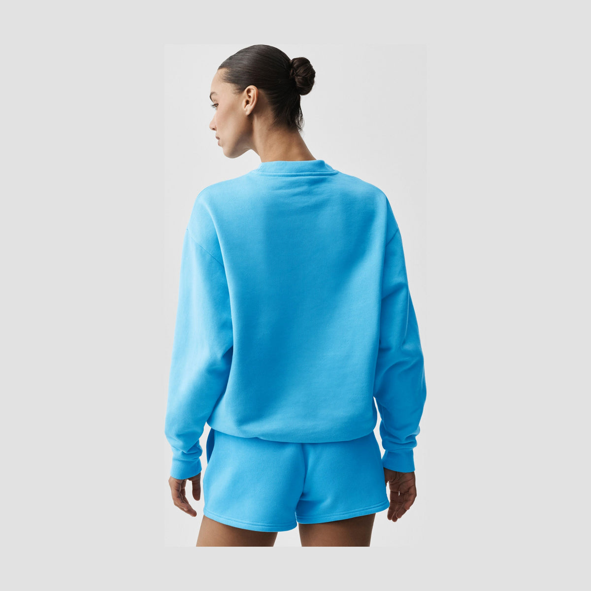 Alo Yoga Accolade Crew Neck Pullover - Azure Blue