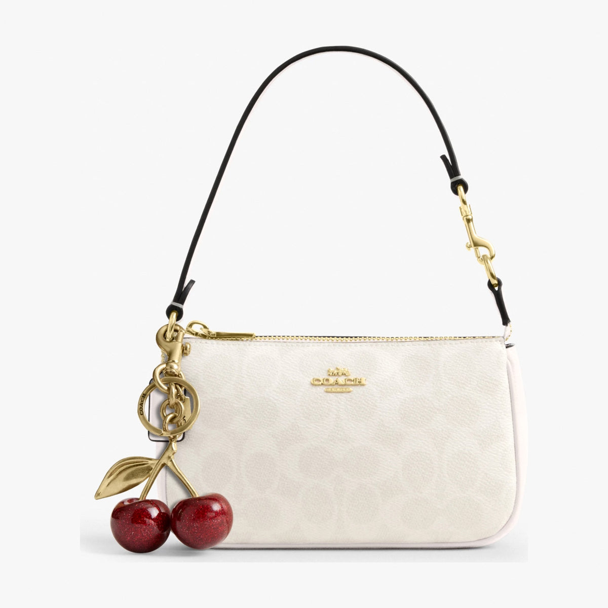 Coach Nolita 19 In Signature Canvas - Gold/White/Chalk