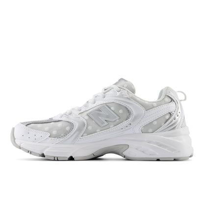 New Balance 530 - WHITE with SILVER METALLIC (U530HFW)