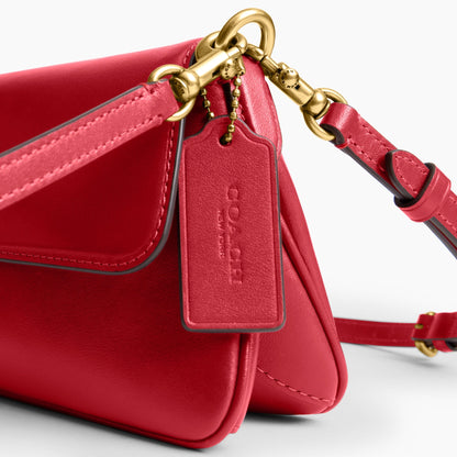 Coach Jet Shoulder Bag - Brass/Poppy