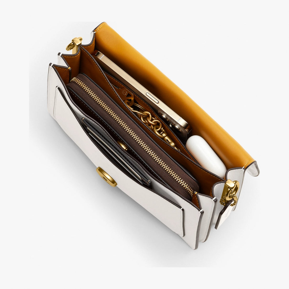 Coach Tabby Shoulder Bag 26 - Brass/Chalk