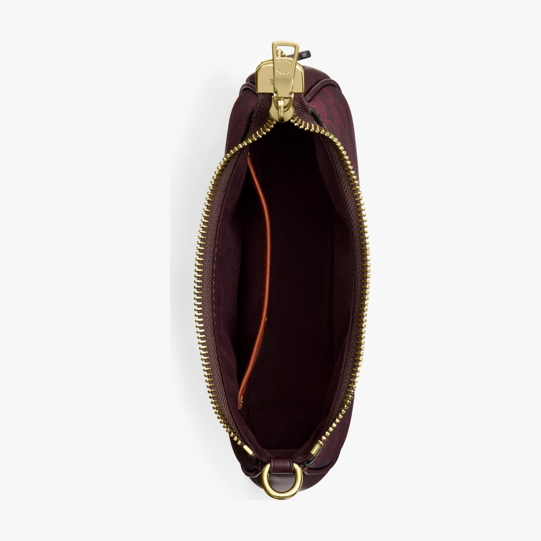 Coach Teri Mini Crossbody Bag In Signature Canvas - Gold/Black Currant