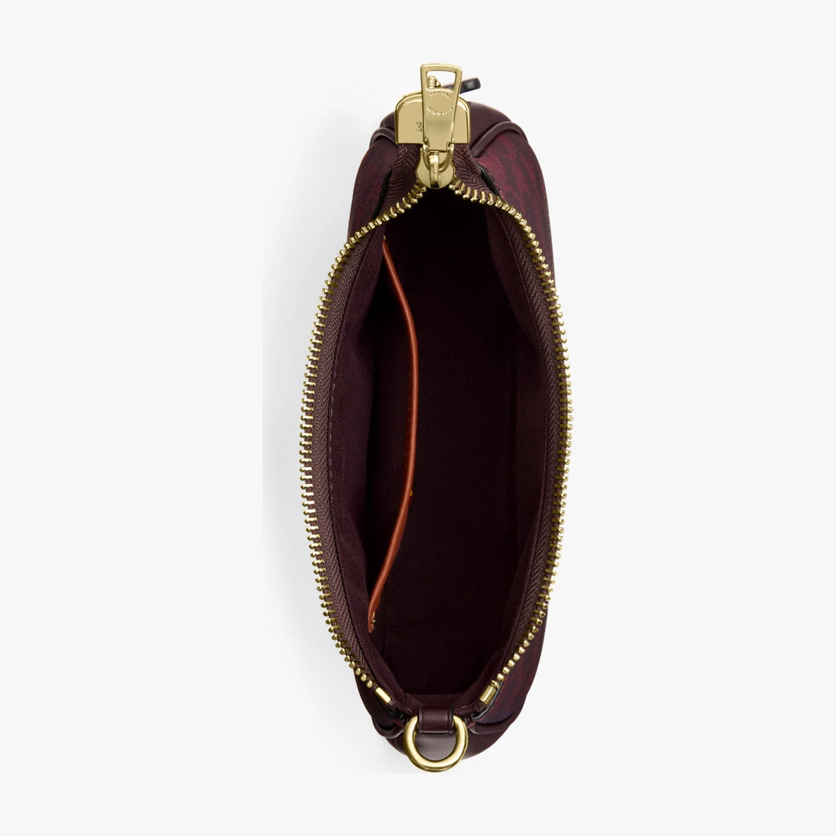 Coach Teri Mini Crossbody Bag In Signature Canvas - Gold/Black Currant