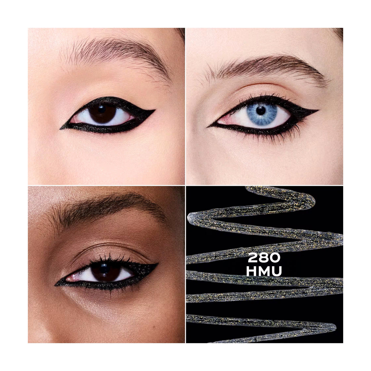 Marc Jacobs Drawn This Way Eyeliner - HMU - ULTRA BLACK GLITTER