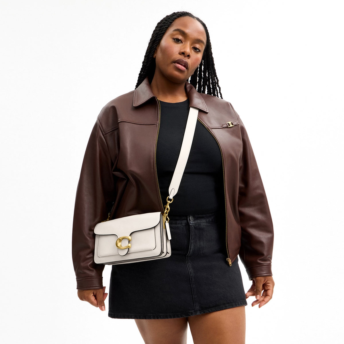 Coach Tabby Shoulder Bag 26 - Brass/Chalk