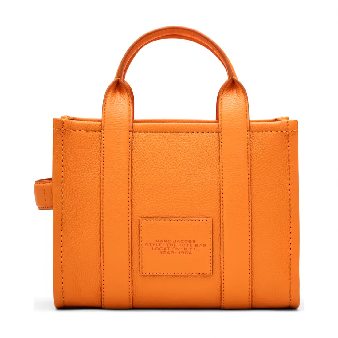 Marc Jacobs The Leather Small Tote Bag - TANGERINE