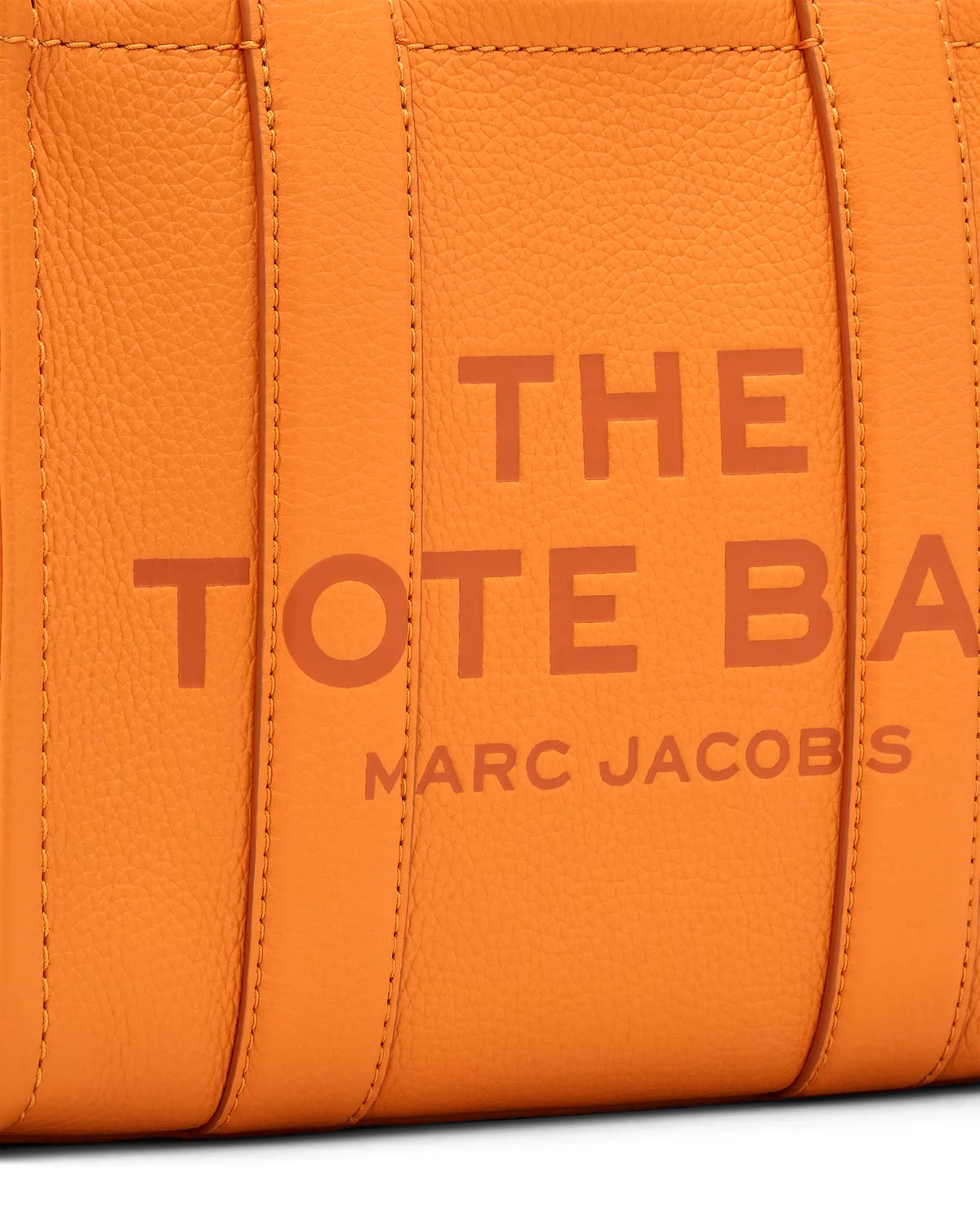 Marc Jacobs The Leather Small Tote Bag - TANGERINE