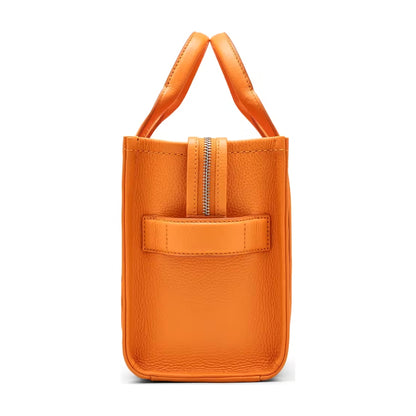 Marc Jacobs The Leather Small Tote Bag - TANGERINE
